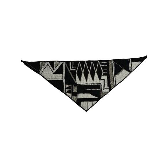 ## 1. TitleGeometric Tribal Design Triangle Bandana Scarf - Picture 1 of 2